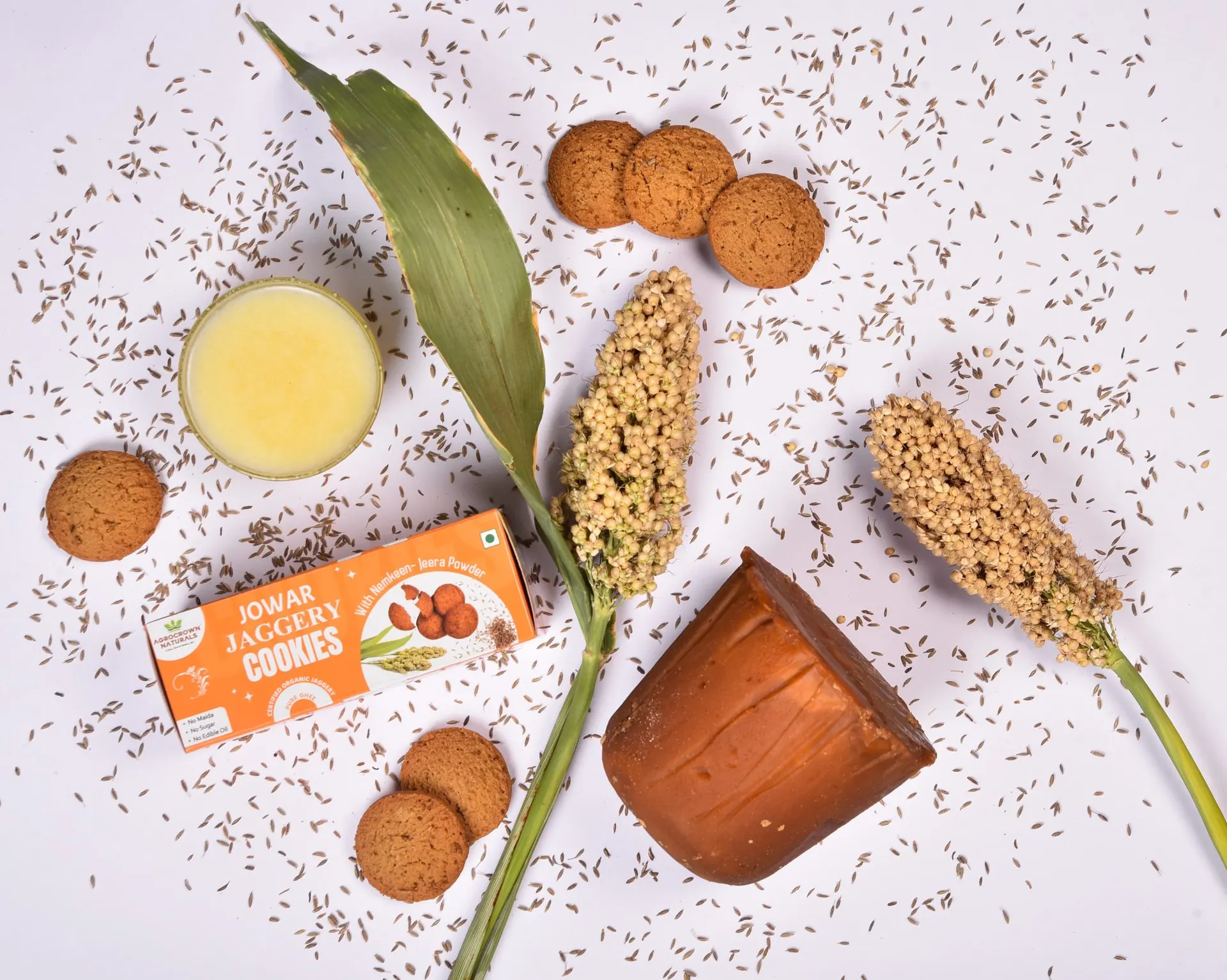 Jowar Jaggery Cookies