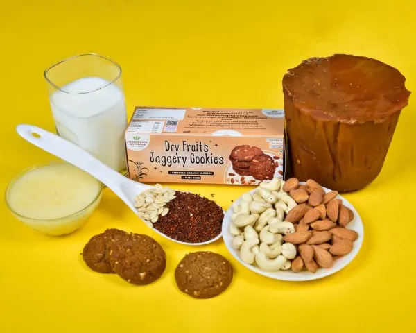 Dryfruit Jaggery Cookies