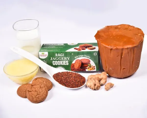 Ragi Jaggery Cookies