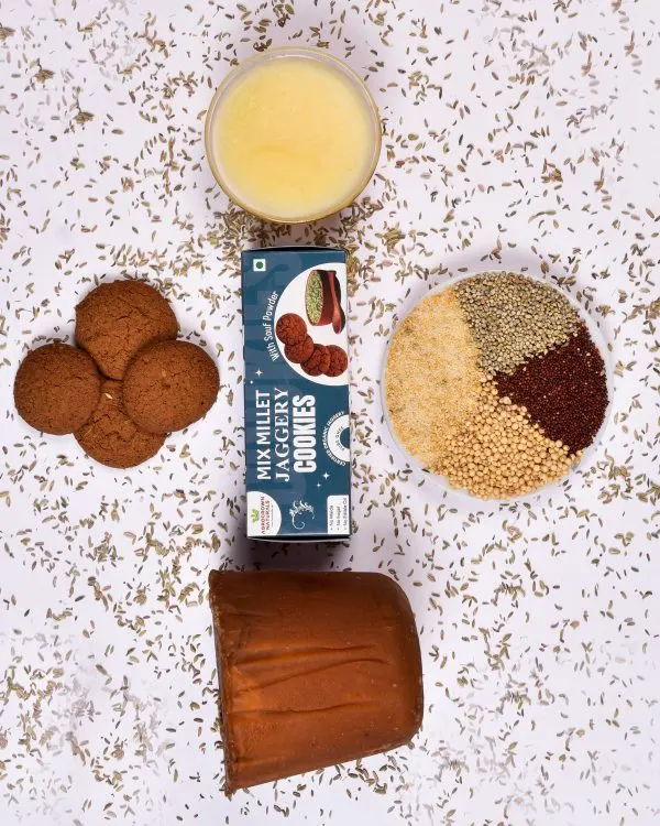 Mix Millet Jaggery Cookies
